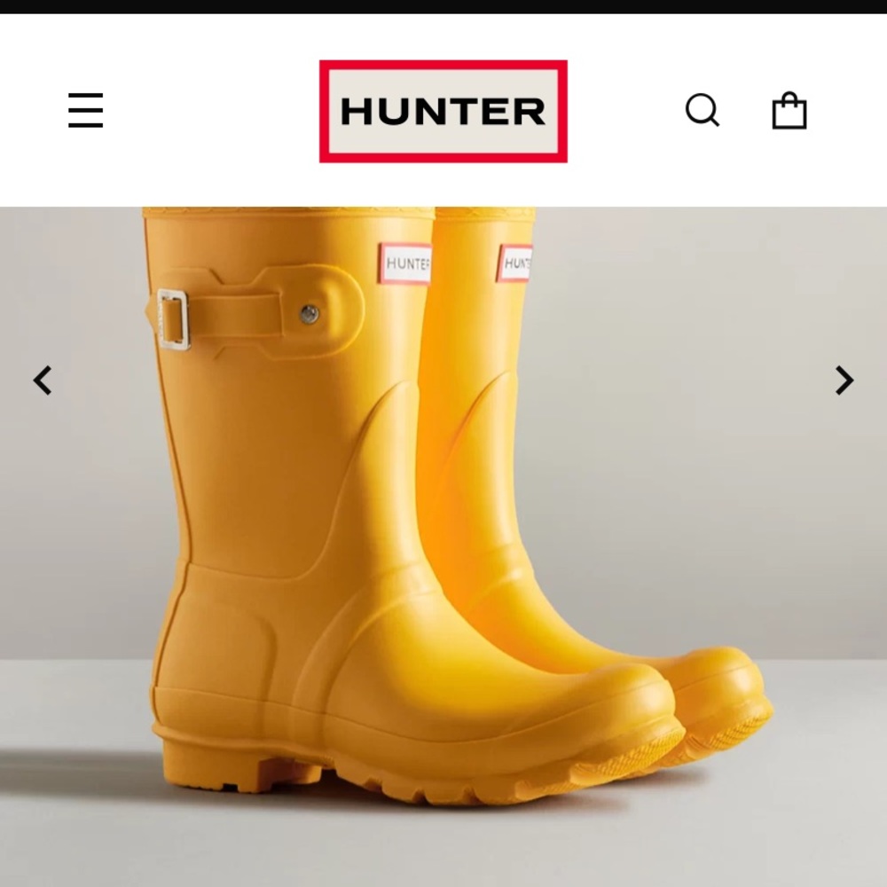 Hunter Original Short Boots - Cobalt Blue